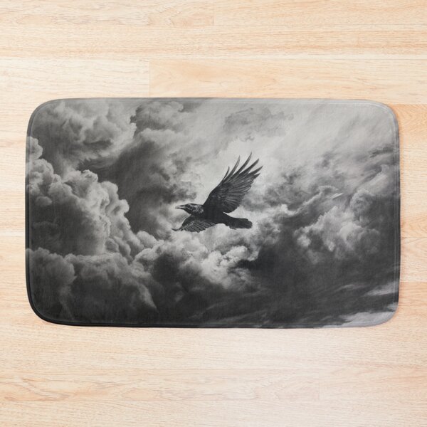 Item preview, A Crow flying through storm clouds, Birds in Motion designed and sold by CDC40.
