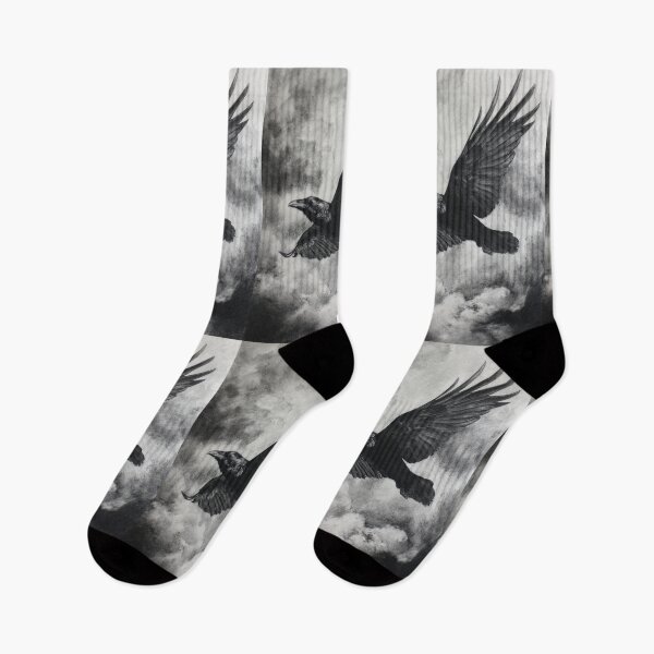 Item preview, A Crow flying through storm clouds, Birds in Motion designed and sold by CDC40.