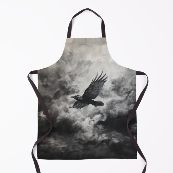 Item preview, A Crow flying through storm clouds, Birds in Motion designed and sold by CDC40.