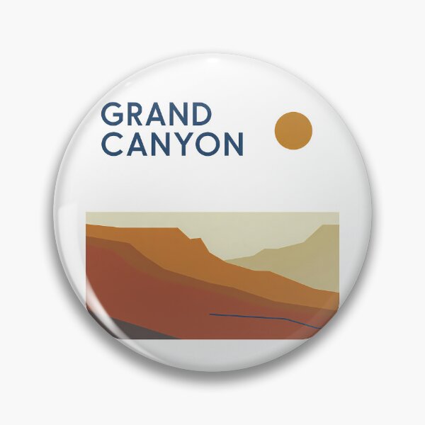 Item preview, Grand Canyon National Park Minimal Bauhaus Poster - Abstract Arizona Desert Art designed and sold by OzzFrequency.