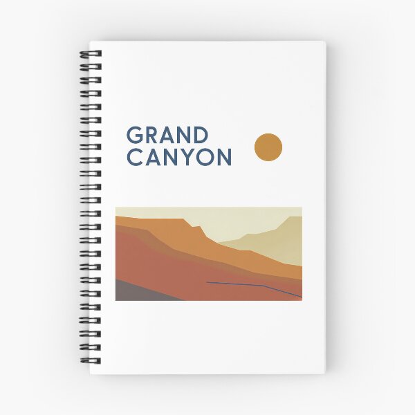 Item preview, Grand Canyon National Park Minimal Bauhaus Poster - Abstract Arizona Desert Art designed and sold by OzzFrequency.