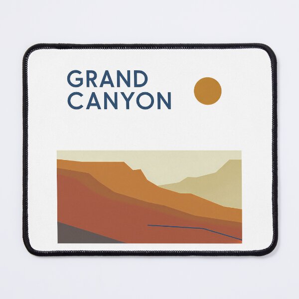 Item preview, Grand Canyon National Park Minimal Bauhaus Poster - Abstract Arizona Desert Art designed and sold by OzzFrequency.
