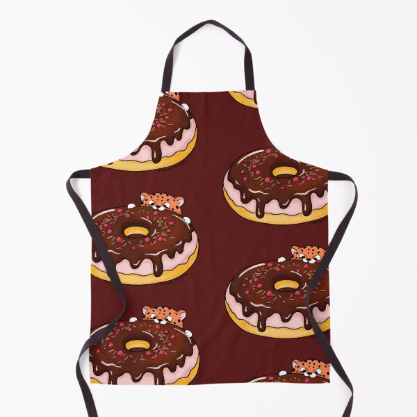 Item preview, Chubby Leopard Loves Donuts designed and sold by Moody Critters.