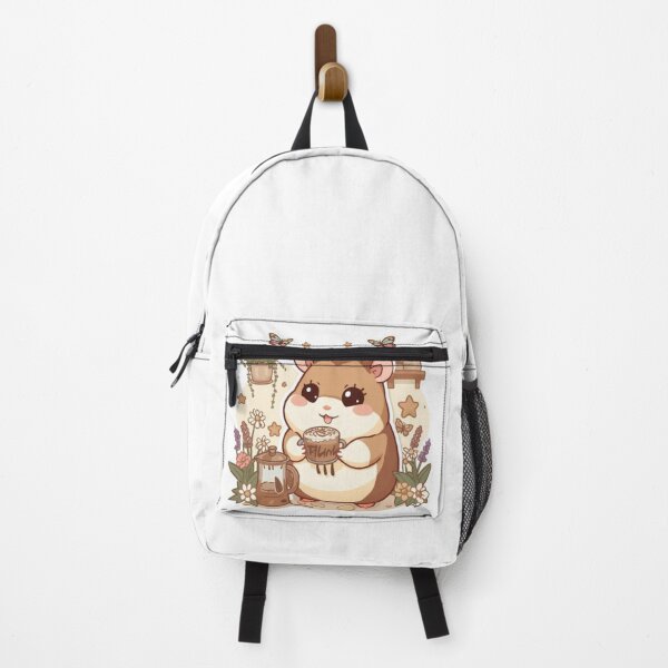 Item preview, Flower Café Mocha Hamster Sticker | Cute Floral Coffee Kawaii Gift designed and sold by Stylestickers55.