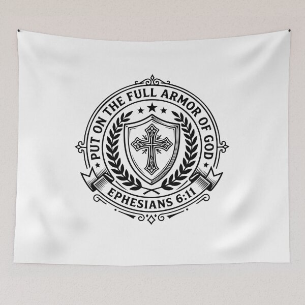 Item preview, Armor of God Shield Christian Badge | Ephesians 6:11  designed and sold by stylishdzign.