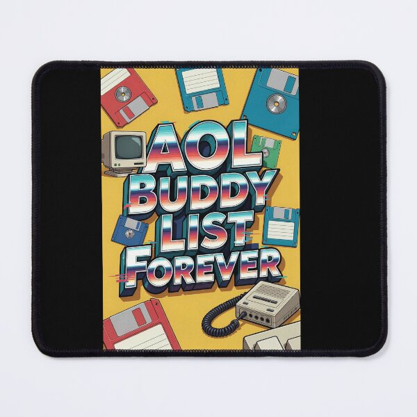 Item preview, AOL Buddy List Forever Retro 90s Internet – Nostalgia Sticker designed and sold by Amber Sky Creations.