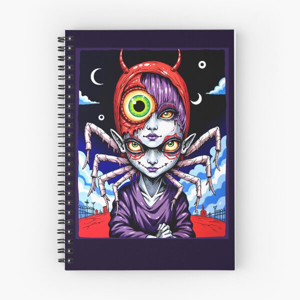Item preview, Dark Spider Creature Head – Creepy Weird Character designed and sold by QQQueen.