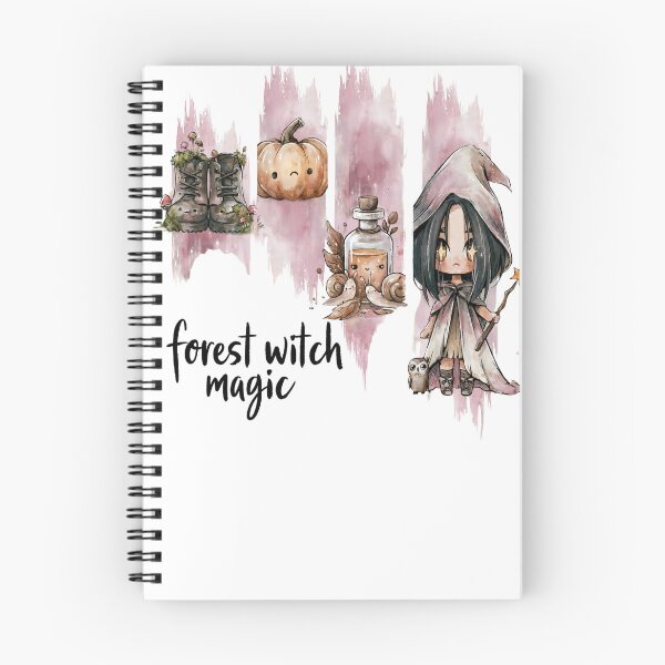 Item preview, Forest Witch Magic | Chibi Witch Illustration | Pastel Kawaii Apparel designed and sold by Anastasiia Yurevych.