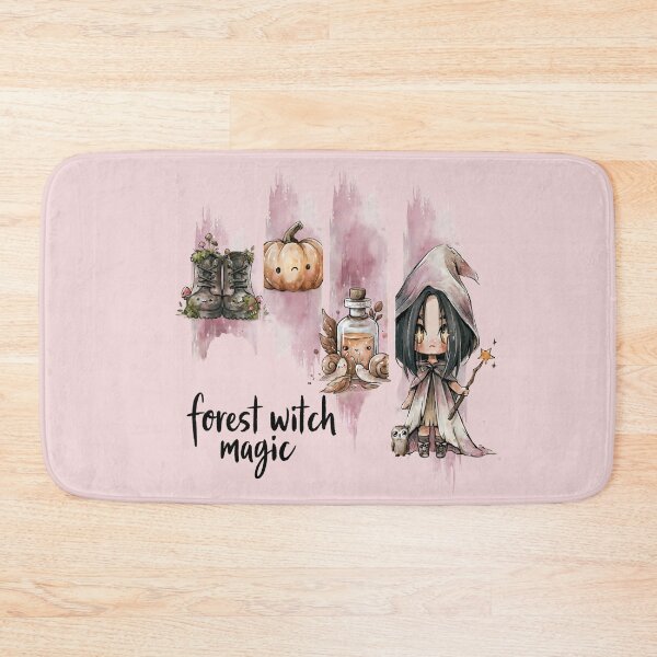 Item preview, Forest Witch Magic | Chibi Witch Illustration | Pastel Kawaii Apparel designed and sold by Anastasiia Yurevych.