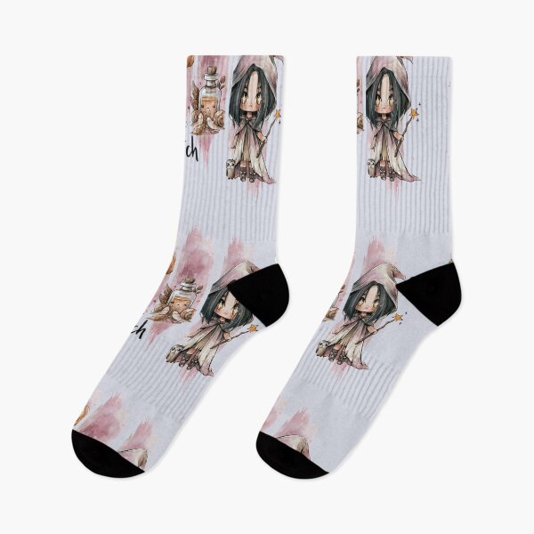 Item preview, Forest Witch Magic | Chibi Witch Illustration | Pastel Kawaii Apparel designed and sold by Anastasiia Yurevych.