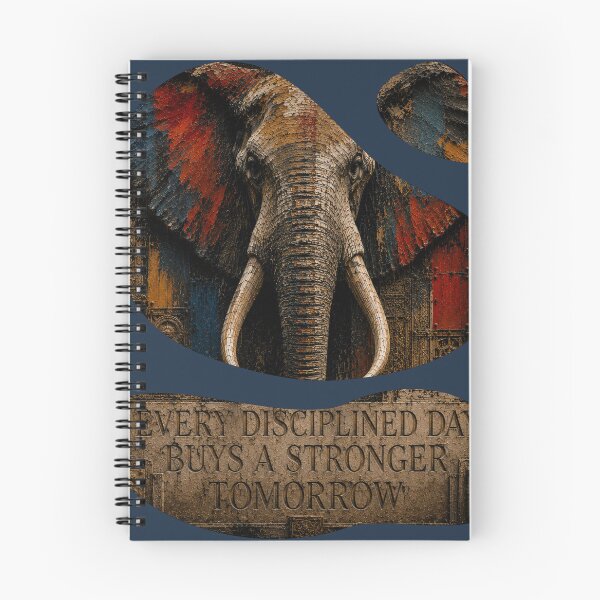 Item preview, Disciplined Founder Geometric Elephant Stone Relief Home Office Wall Art Poster designed and sold by SavannaStrikes.