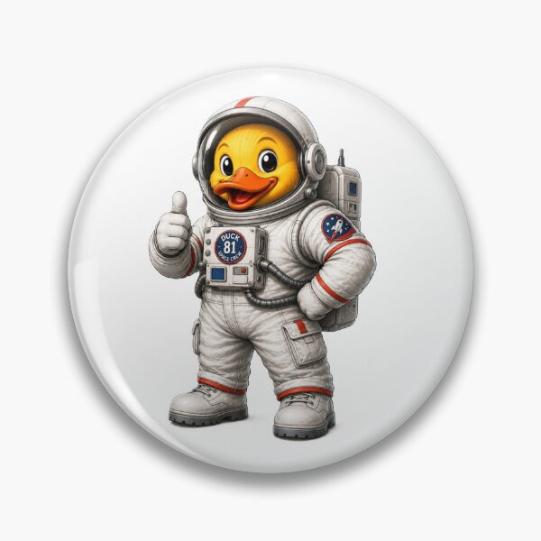 Item preview, Astronaut Duck designed and sold by Thor-stone.