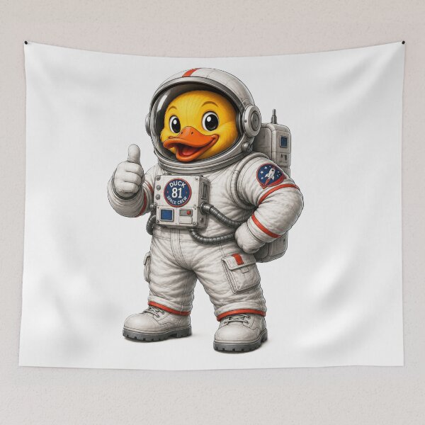 Item preview, Astronaut Duck designed and sold by Thor-stone.
