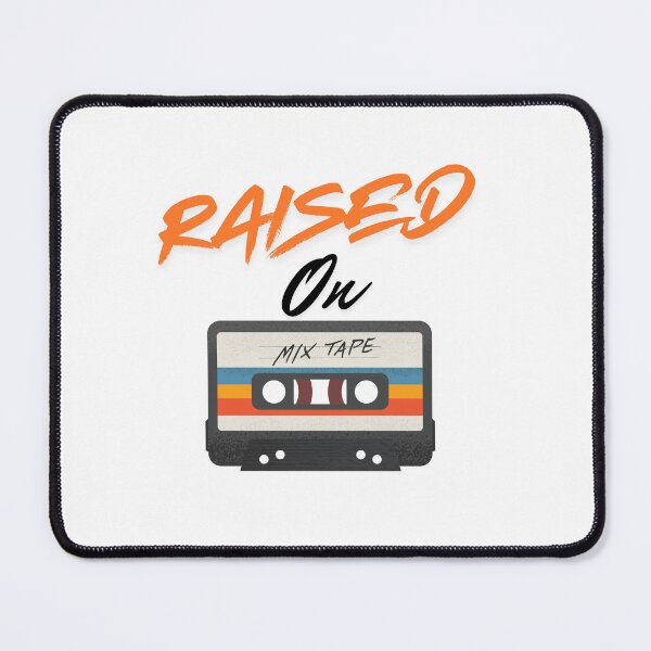 Item preview, Raised on Mix Tapes | Retro Nostalgia Gifts for Old School Lovers designed and sold by BrokenLabel.