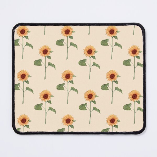 Item preview, Watercolor Sunflower Pattern | Golden Yellow Floral Seamless Botanical designed and sold by Dino-Lune.