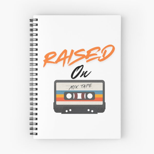 Item preview, Raised on Mix Tapes | Retro Nostalgia Gifts for Old School Lovers designed and sold by BrokenLabel.