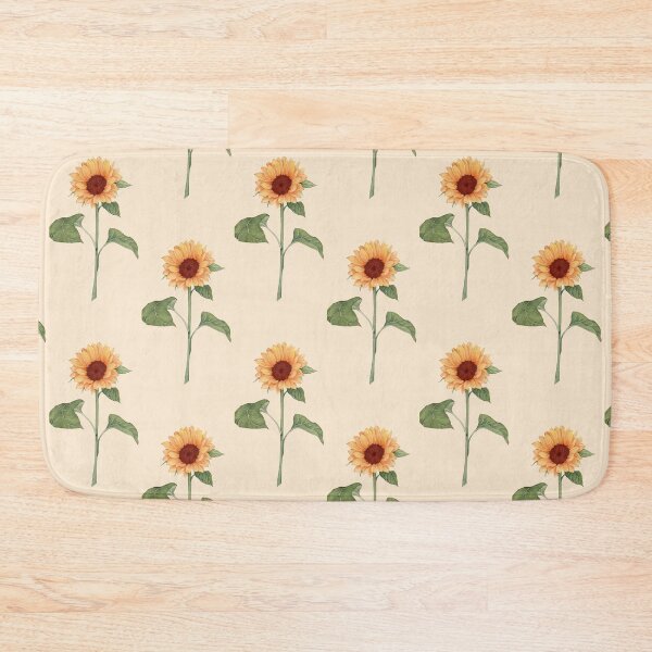 Item preview, Watercolor Sunflower Pattern | Golden Yellow Floral Seamless Botanical designed and sold by Dino-Lune.