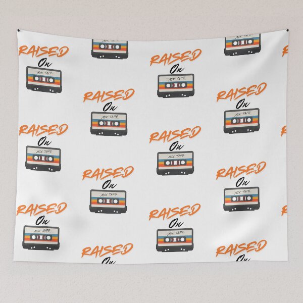 Item preview, Raised on Mix Tapes | Retro Nostalgia Gifts for Old School Lovers designed and sold by BrokenLabel.