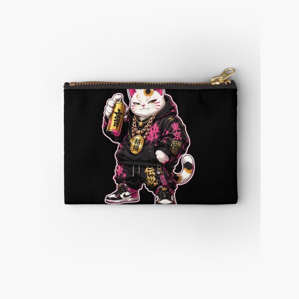 Item preview, Tokyo Streetwear Samurai Cat Graphic Art designed and sold by WRParadise.