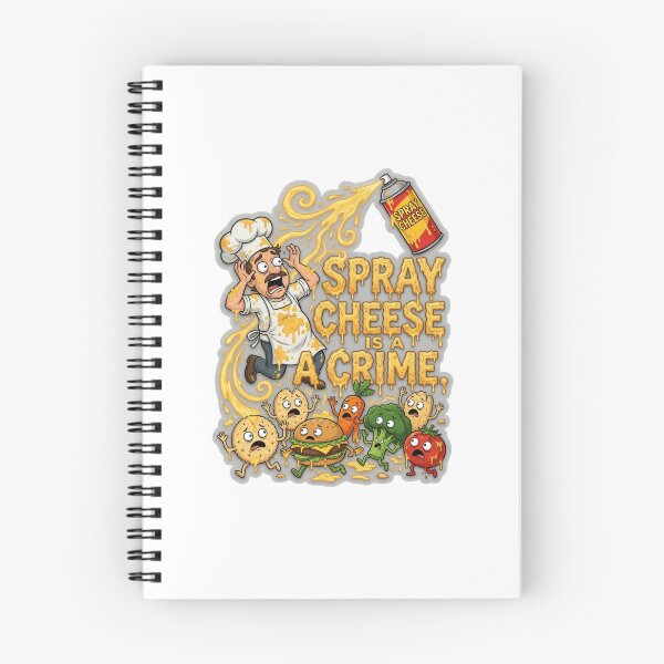 Item preview, Spray Cheese Is A Crime Funny Food Sticker designed and sold by Imaginarium of Chaos falcon88 .