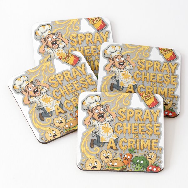 Item preview, Spray Cheese Is A Crime Funny Food Sticker designed and sold by Imaginarium of Chaos falcon88 .