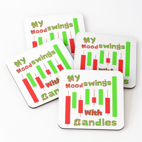 Item preview, My Mood Swings With Candles Funny Trader Trading Quote designed and sold by S.K.Singh.