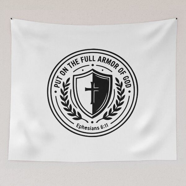 Item preview, Armor of God Shield Christian Badge | Ephesians 6:11  designed and sold by stylishdzign.