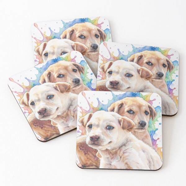 Item preview, Puppies in Watercolor designed and sold by tomorrowsart.