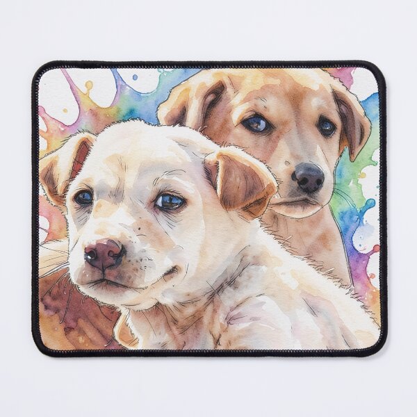 Item preview, Puppies in Watercolor designed and sold by tomorrowsart.