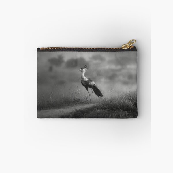 Item preview, A Secretary Bird striding across African grasslands, Birds in Motion designed and sold by CDC40.