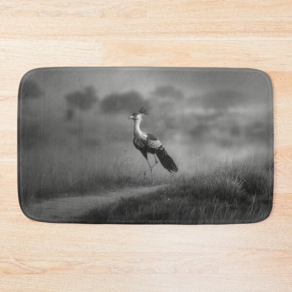 Item preview, A Secretary Bird striding across African grasslands, Birds in Motion designed and sold by CDC40.