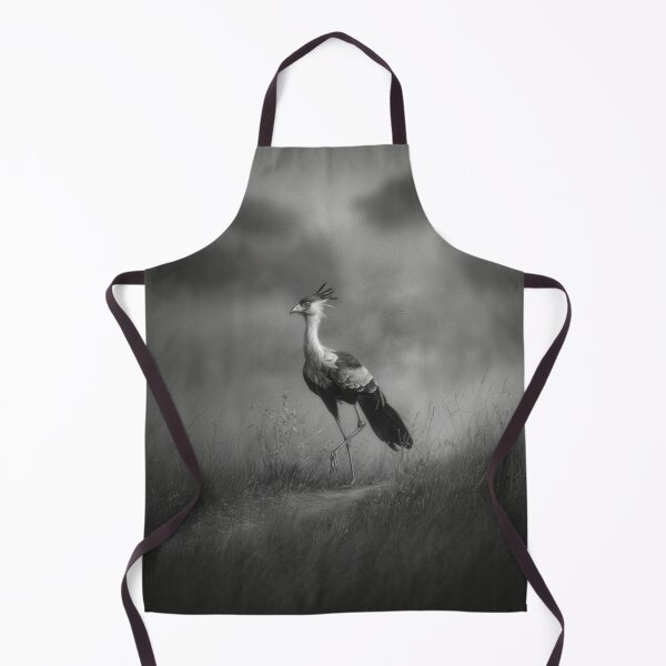 Item preview, A Secretary Bird striding across African grasslands, Birds in Motion designed and sold by CDC40.