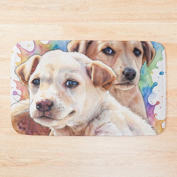 Item preview, Puppies in Watercolor designed and sold by tomorrowsart.