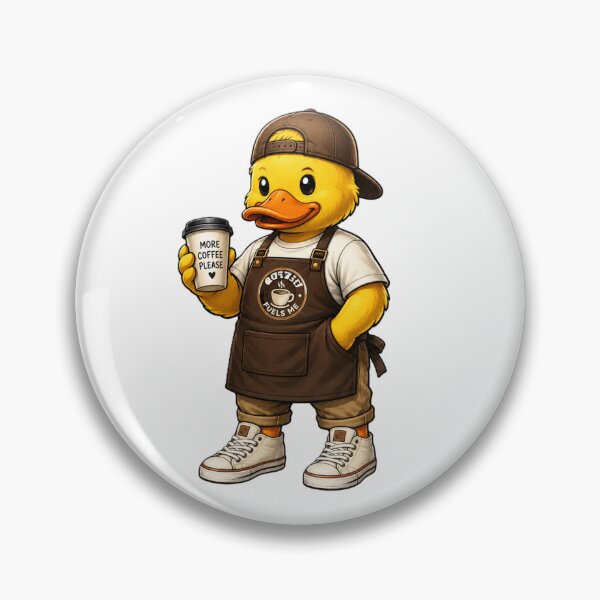 Item preview, Barista Duck designed and sold by Thor-stone.