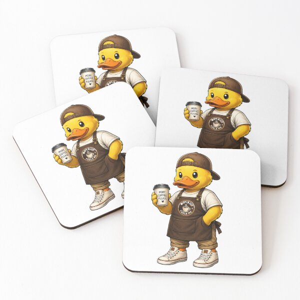 Item preview, Barista Duck designed and sold by Thor-stone.