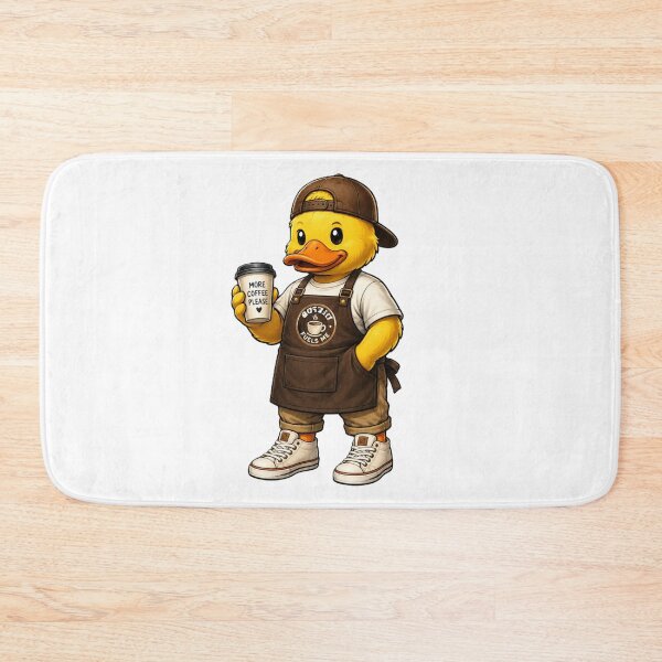 Item preview, Barista Duck designed and sold by Thor-stone.