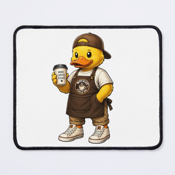 Item preview, Barista Duck designed and sold by Thor-stone.