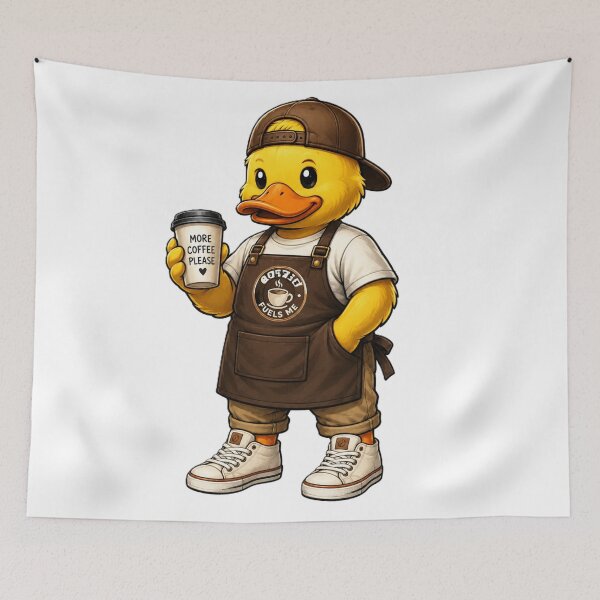 Item preview, Barista Duck designed and sold by Thor-stone.