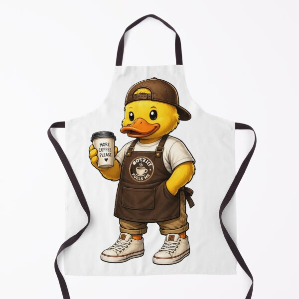 Item preview, Barista Duck designed and sold by Thor-stone.