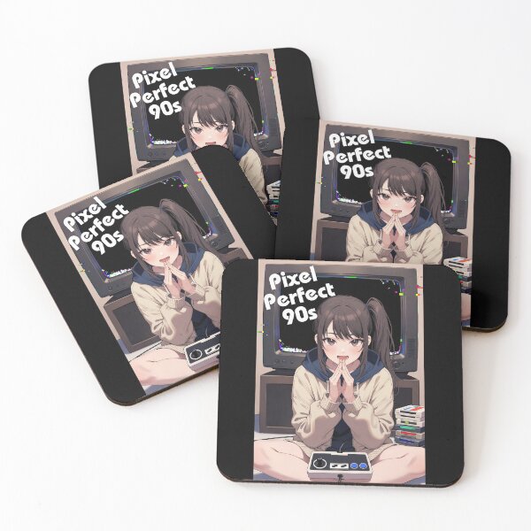 Item preview, Pixel Perfect 90s Anime Gamer Girl Retro Console | Nostalgia Sticker designed and sold by Amber Sky Creations.