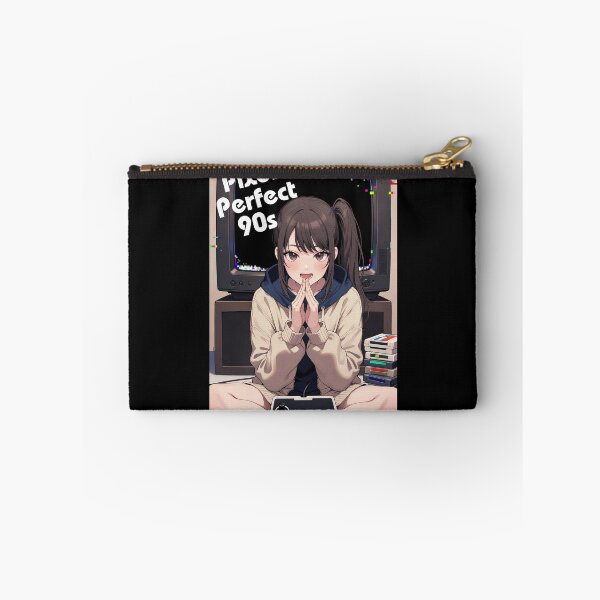 Item preview, Pixel Perfect 90s Anime Gamer Girl Retro Console | Nostalgia Sticker designed and sold by Amber Sky Creations.