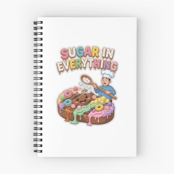 Item preview, Sugar In Everything Funny Food Sticker designed and sold by Imaginarium of Chaos falcon88 .