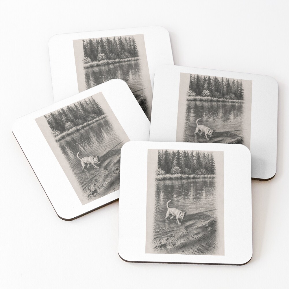 Aperçu de l'œuvre Dessous de verre (lot de 4) créée et vendue par One-more-bad-idea.