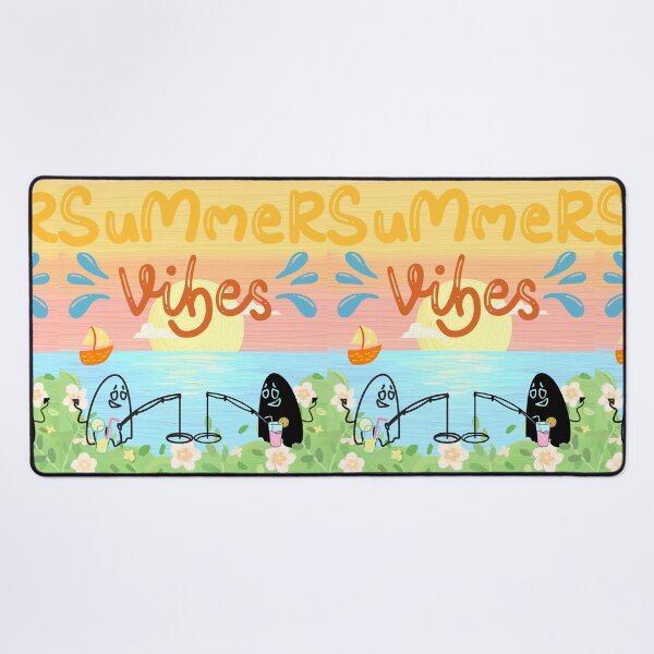Item preview, Cute Ghosts Enjoying Summer Vibes by the Sea designed and sold by VibranPalette.