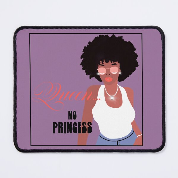 Item preview, Black Queen Wall Art with Afro Woman Illustration designed and sold by MsGoldenCreates.