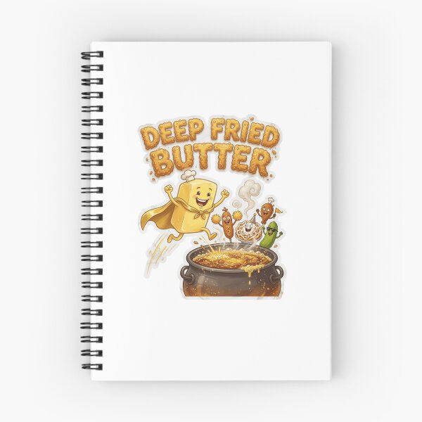 Item preview, Deep Fried Butter Funny Fair Food Sticker designed and sold by Imaginarium of Chaos falcon88 .