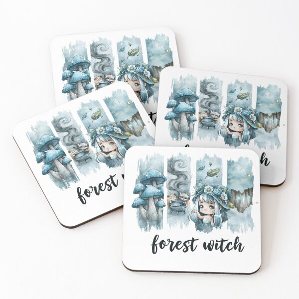 Item preview, Forest Witch | Kawaii Pastel Witch Illustration | Stickers & Apparel designed and sold by Anastasiia Yurevych.