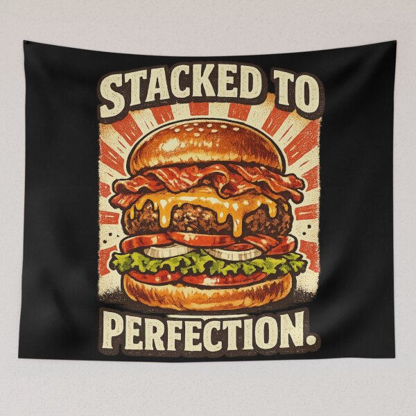 Item preview, Stacked To Perfection: Vertical Excellence Burger Architecture Design designed and sold by irfanshikh.