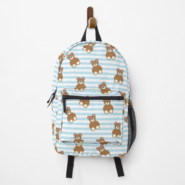 Item preview, Cute Teddy Bear with Blue and White Striped designed and sold by GraffiTimi.