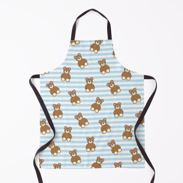 Item preview, Cute Teddy Bear with Blue and White Striped designed and sold by GraffiTimi.